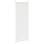 Jaluzea plisse, alb, 60×150 cm, pliuri