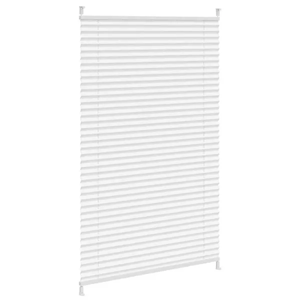 Jaluzea plisse, alb, 70×100 cm, pliuri
