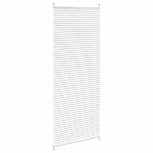 Jaluzea plisse, alb, 70×200 cm, pliuri