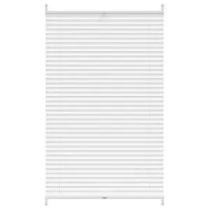 Jaluzea plisse, alb, 80x 125 cm, pliuri