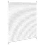 Jaluzea plisse, alb, 100×200 cm, pliuri