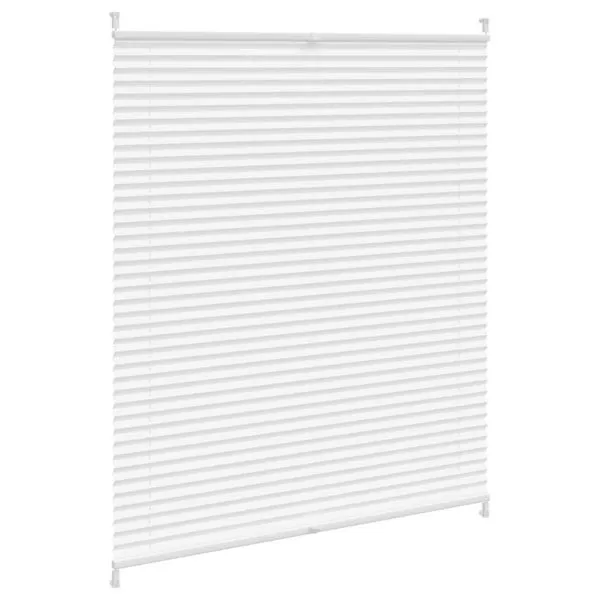 Jaluzea plisse, alb, 100×200 cm, pliuri