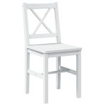 Set mobilier de bucătărie, 5 piese, alb