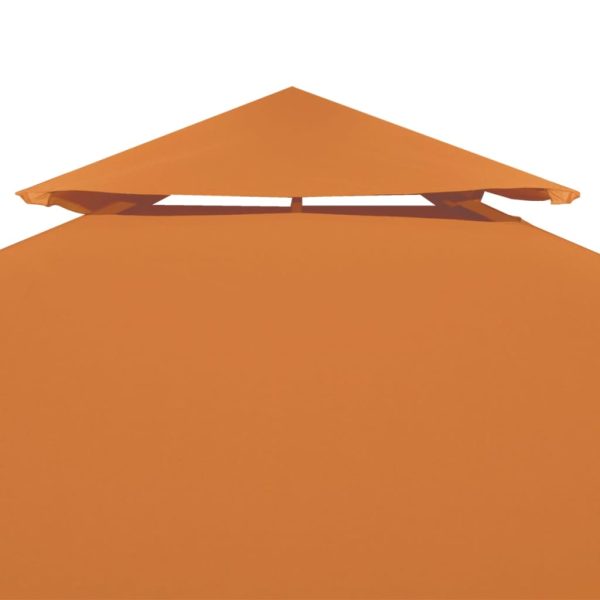 Copertină rezervă acoperiș pavilion portocaliu 3×4 m 310 g/m²