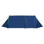 Cort de camping, 4 persoane, bleumarin/verde