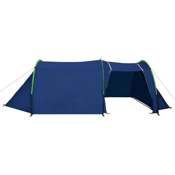 Cort de camping, 4 persoane, bleumarin/verde
