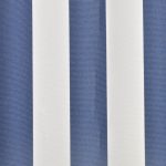 Pânză copertină, albastru & alb, 6×3 m (cadrul nu este inclus)