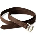 Set echitație cu șa 40,6 cm din piele naturală, Maro