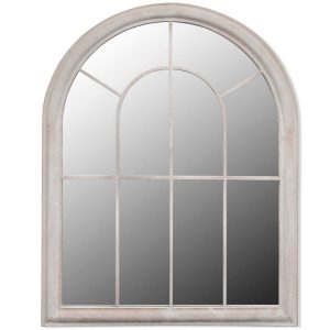 Oglindă de grădină arcadă rustică 69×89 cm interior & exterior