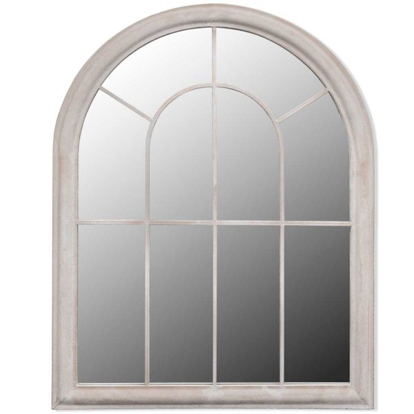 Oglindă de grădină arcadă rustică 69×89 cm interior & exterior