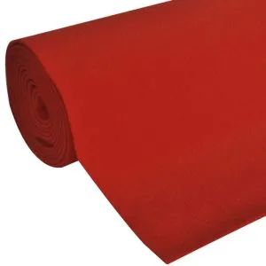 Covor roșu 1 x 20 m, extra greu, 400 g/m2