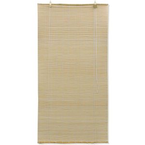 Jaluzele rulabile, 80 x 160 cm, bambus natural