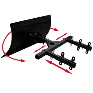 Lamă plug pentru aruncătoare de zăpadă, 80×44 cm