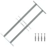 Grilaj de siguranță pentru ferestre cu 2 bare transversale 500-650 mm
