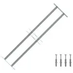 Grilaj de siguranță pentru ferestre cu 2 bare transversale 700-1050 mm