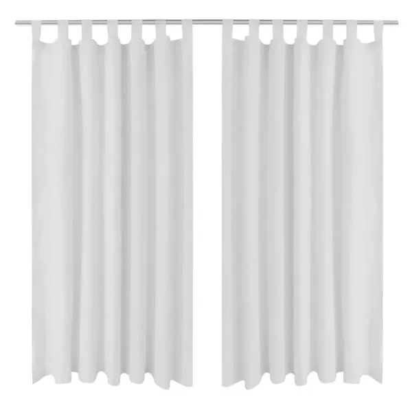 Draperii micro-satin cu bride