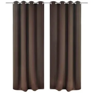 Draperii opace cu inele metalice