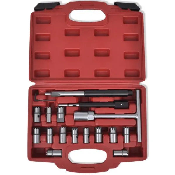 Set tăiere suport injector diesel, 17 buc