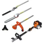 Unealtă 4-în-1 trimmer iarbă & arbuști, drujbă, motocoasă
