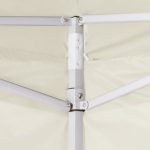 41464 Cream Foldable Tent 3 x 3 m with 4 Walls