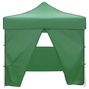 41468 Green Foldable Tent 3 x 3 m with 4 Walls