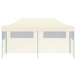 Cort de petrecere pliabil pop-up, crem, 3 x 6 m