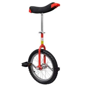 Monociclu reglabil roșu 16″