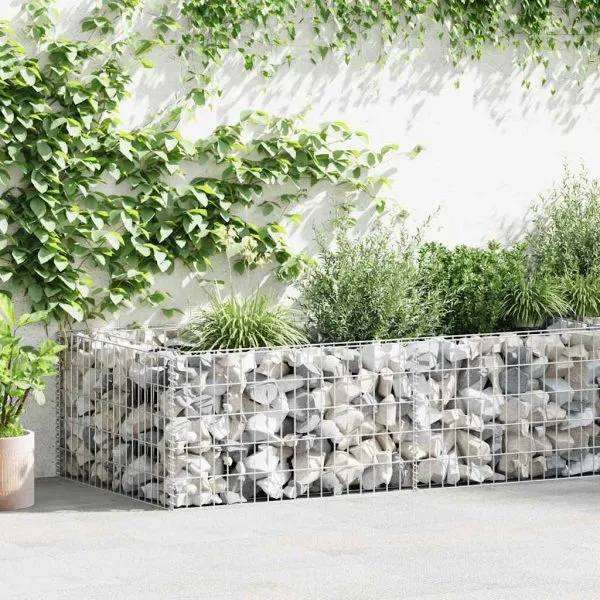 Jardinieră gabion, 180 x 90 x 50 cm, oțel galvanizat