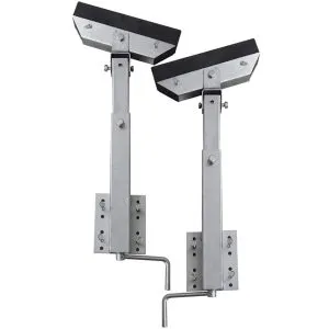 Set de 2 suporturi cu bară solidă pentru remorcă barcă 63 – 88 cm