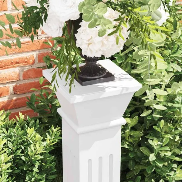 Suport pentru plante tip stâlp, pătrat, clasic, MDF