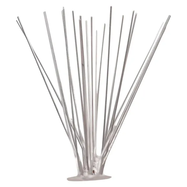 Set bandă cu țepi antipăsări cu 5 rânduri, 6 buc., oțel, 3 m