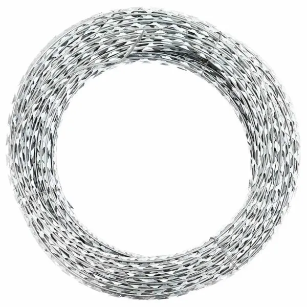 Sârmă ghimpată BTO-22 Concertina, oțel galvanizat, 150 m