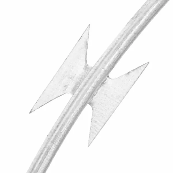 Sârmă ghimpată BTO-22 Concertina, oțel galvanizat, 150 m
