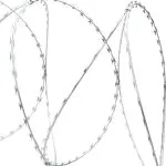 Sârmă ghimpată BTO-22 Concertina, oțel galvanizat, 150 m