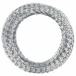 Sârmă ghimpată BTO-22 Concertina cu lame, 100 m oțel galvanizat