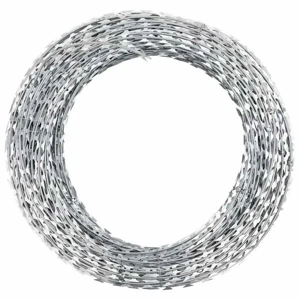 Sârmă ghimpată BTO-22 Concertina cu lame, 100 m oțel galvanizat