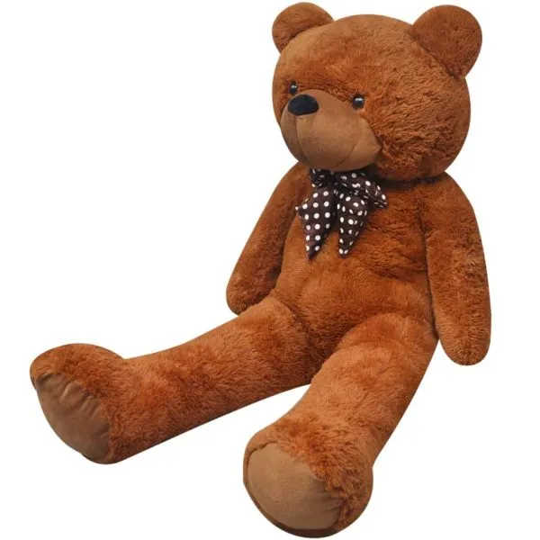 Ursuleț de pluș moale de jucărie XXL, maro, 85 cm