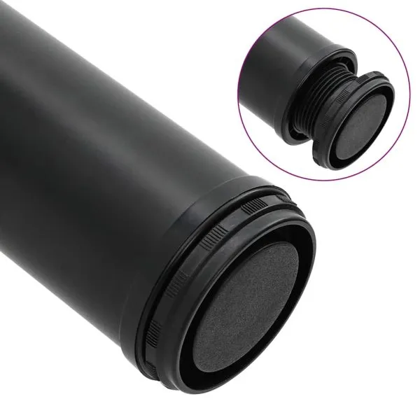 Picioare de masă reglabile pe înălțime, 4 buc, 1100 mm, negru
