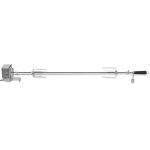 Rotisor cu motor profesional pentru grătar, oțel, 1200 mm