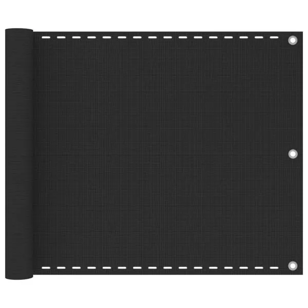 Prelată pentru balcon din HDPE 75 x 600 cm, antracit