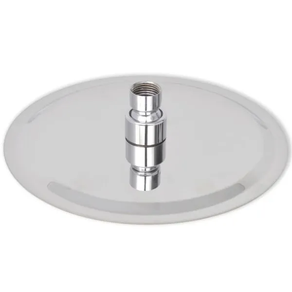 Cap de duș rotund tip ploaie, oțel inoxidabil, 20 cm