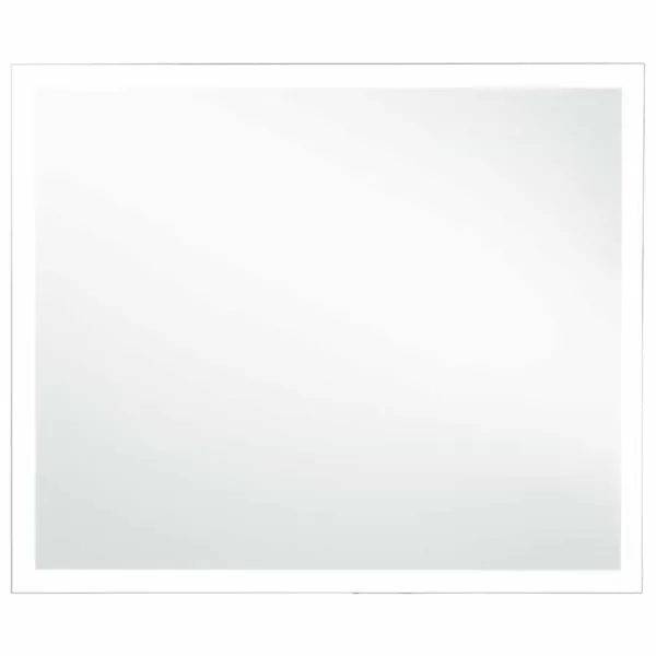 Oglindă cu LED de perete pentru baie, 80 x 60 cm