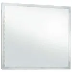 Oglindă cu LED de perete pentru baie, 80 x 60 cm