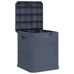 Ladă de depozitare pentru grădină, antracit, 90 L