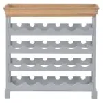 Dulap de vinuri, gri, 70 x 22,5 x 70,5 cm, MDF