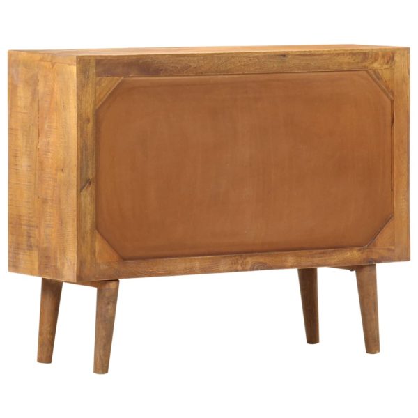 Servantă cu model imprimat, 90x30x70 cm, lemn masiv de mango