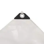 Prelată, alb, 1,5 x 10 m, 650 g/m²