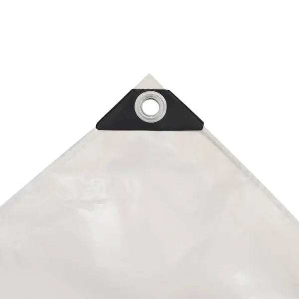 Prelată, alb, 5 x 6 m, 650 g/m²