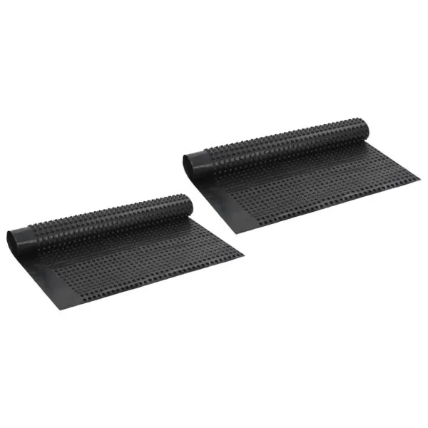 Membrană de drenaj cu crampoane, 2 buc., 1×20 m, HDPE, 400 g/m²