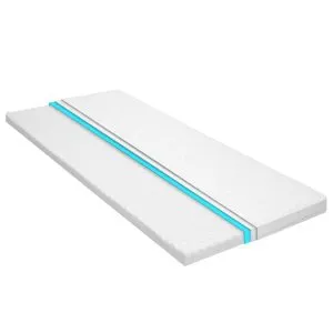 Topper de saltea, profil tip ou cu spumă rece, 6 cm, 90×200 cm